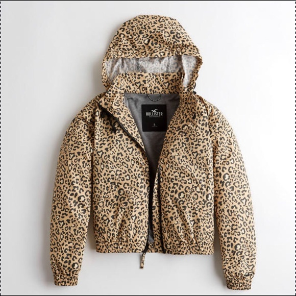 hollister leopard hoodie